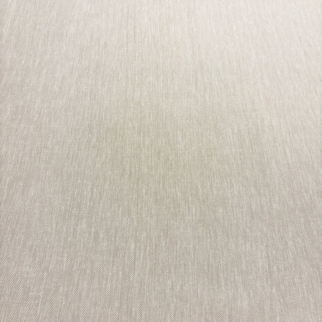 VJ-COUPON - Leinen-Baumwolle LK01 - beige/weiß 135 x 140 cm (GEW)