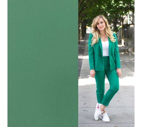 VJ-COUPON - Gabardine Terlenka Stretch T12 - vert émeraude 100 x 140 cm
