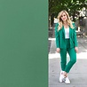 VJ-COUPON  – Gabardine Terlenka Stretch T12 – Smaragdgrün, 100 x 140 cm