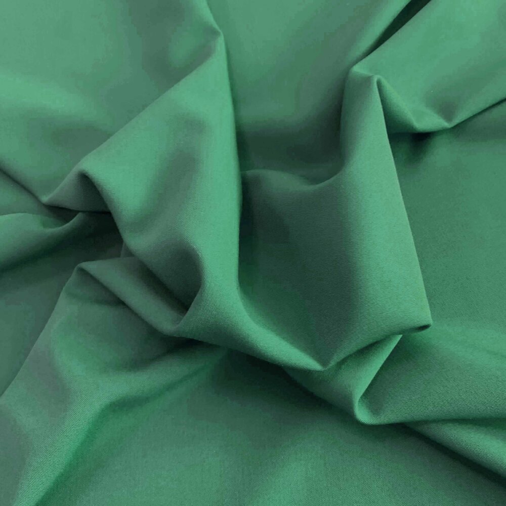 COUPON VJ - Gabardine Terlenka Stretch T12 - vert émeraude 100 x 140 cm COUPON VJ - Gabardine Terlenka Stretch T12 - vert émeraude 100 x 140 cm