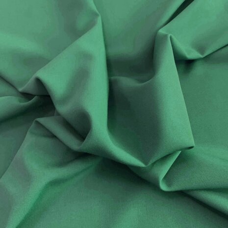 VJ-COUPON  – Gabardine Terlenka Stretch T12 – Smaragdgrün, 100 x 140 cm