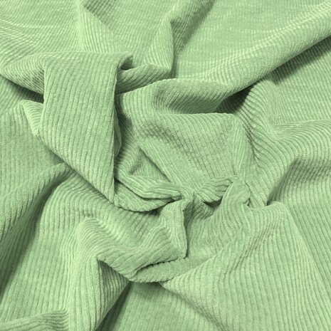 VJ-COUPON  – Baumwollcord Stretch AB39 – Mintgrün 70 x 140 cm