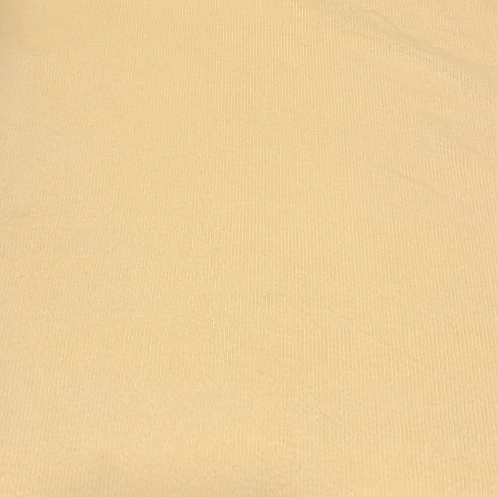 VJ-COUPON – Baumwollcord Stretch AB07 – Hellgelb 140 x 140 cm