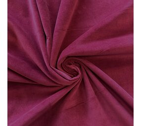VJ COUPON Cotton Velvet WV02 - dark fuchsia 70X140CM