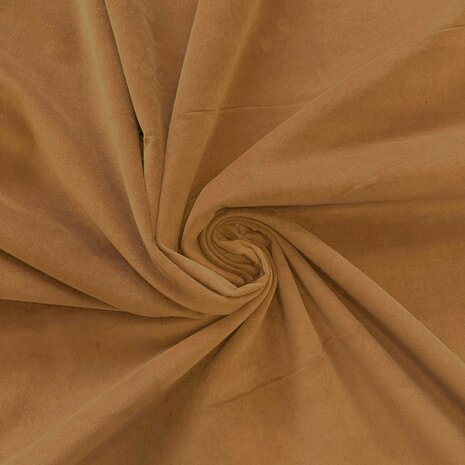 VJ COUPON Baumwollsamt WV12 - Ocker 140 x 140 cm VJ COUPON Baumwollsamt WV12 - Ocker 140 x 140 cm