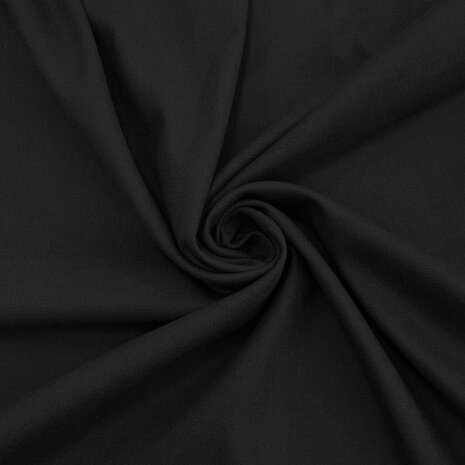 VJ COUPON Stretch Linen L25 - black 120+65X140CM VJ COUPON Stretch Linen L25 - black 120+65X140CM