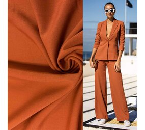 VJ-COUPON Gabardine Terlenka Stretch (schwer) WT93 - Ziegel 120 x 145 cm VJ-COUPON Gabardine Terlenka Stretch (schwer) WT93 - Ziegel 120 x 145 cm