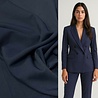 VJ-COUPON Gabardine Terlenka Stretch (schwer) WT95 - blau meliert 100 x 145 cm
