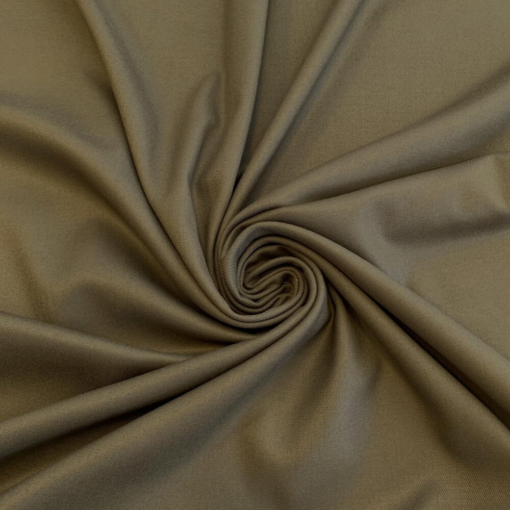 VJ COUPON Bamboe Gabardine Stretch BC18 - olijfgroen 150X150CM VJ COUPON Bamboe Gabardine Stretch BC18 - olijfgroen 150X150CM