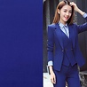 VJ COUPON Gabardine extensible en bambou BC16 - Bleu cobalt 100 x 150 cm