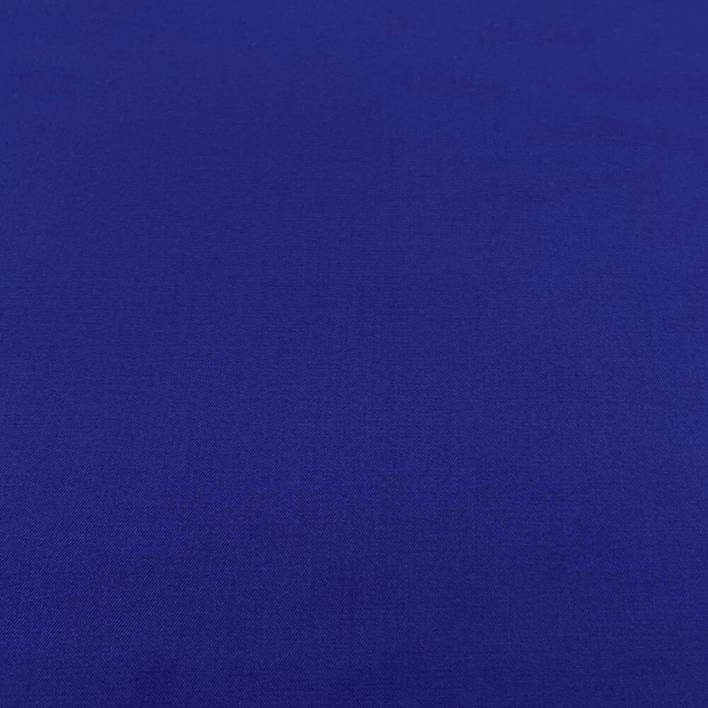 VJ COUPON Gabardine extensible en bambou BC16 - Bleu cobalt 100 x 150 cm
