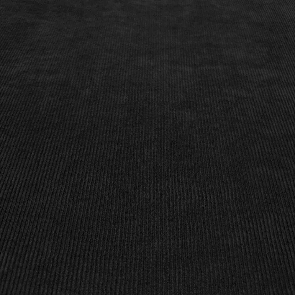 VJ COUPON - Corduroy Stretch - CS04 - Black 110X140CM