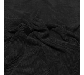 COUPON VJ - Velours côtelé extensible - CS04 - Noir 110 x 140 cm COUPON VJ - Velours côtelé extensible - CS04 - Noir 110 x 140 cm