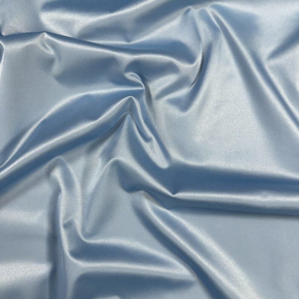 VJ COUPON - Glans Katoen Uni S37 - lichtblauw - 115X145CM VJ COUPON - Glans Katoen Uni S37 - lichtblauw - 115X145CM