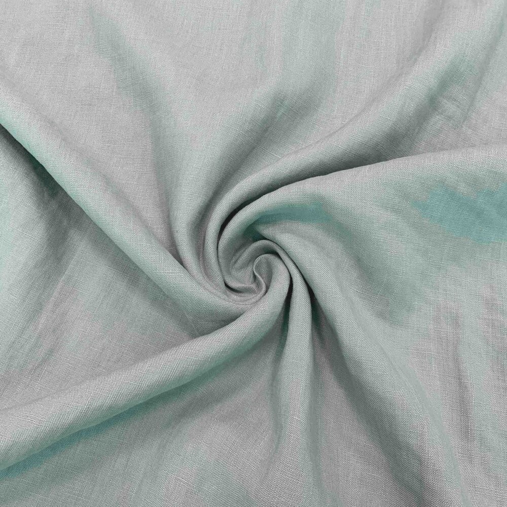 COUPON VJ - Lin extra fin LV03 - vert poudré 115 x 140 cm