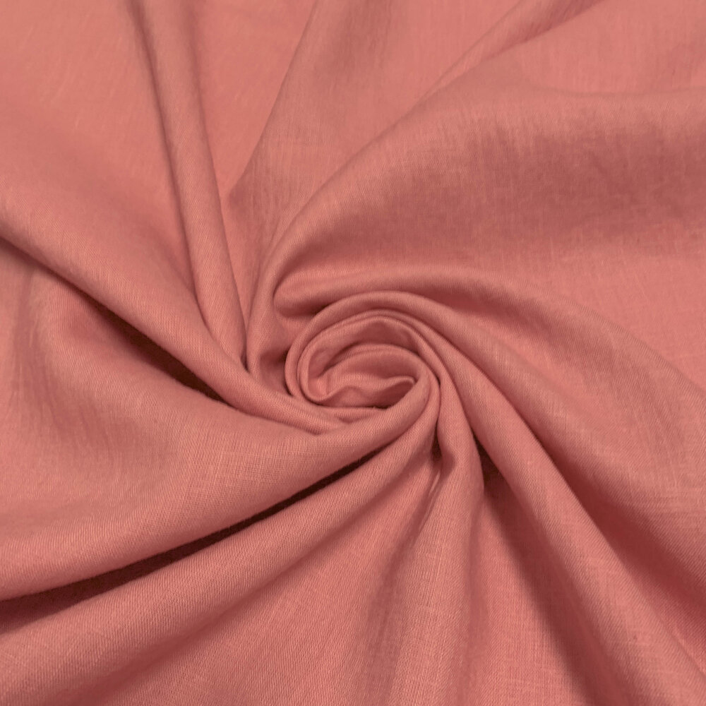 COUPON VJ - Lin extra fin LV23 - Corail 120 x 140 cm COUPON VJ - Lin extra fin LV23 - Corail 120 x 140 cm