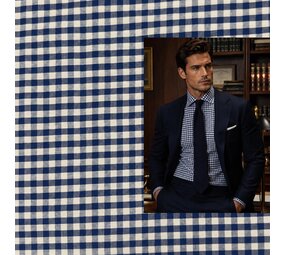 Woven cotton check 5667