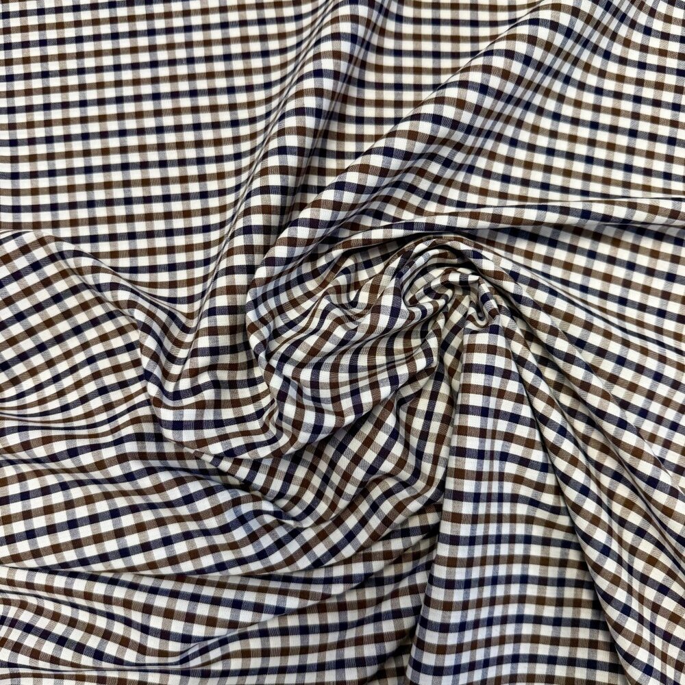 Woven cotton check 5669