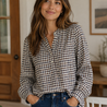 Woven cotton check 5669