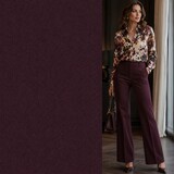 Gabardine Terlenka Stretch (schwer) WT97 - Aubergine Gabardine Terlenka Stretch (schwer) WT97 - Aubergine