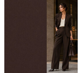 Gabardine Terlenka Stretch (heavy) WT89 - dark brown Gabardine Terlenka Stretch (heavy) WT89 - dark brown