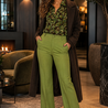 Gabardine Terlenka  Stretch (zwaar) WT90 - groen
