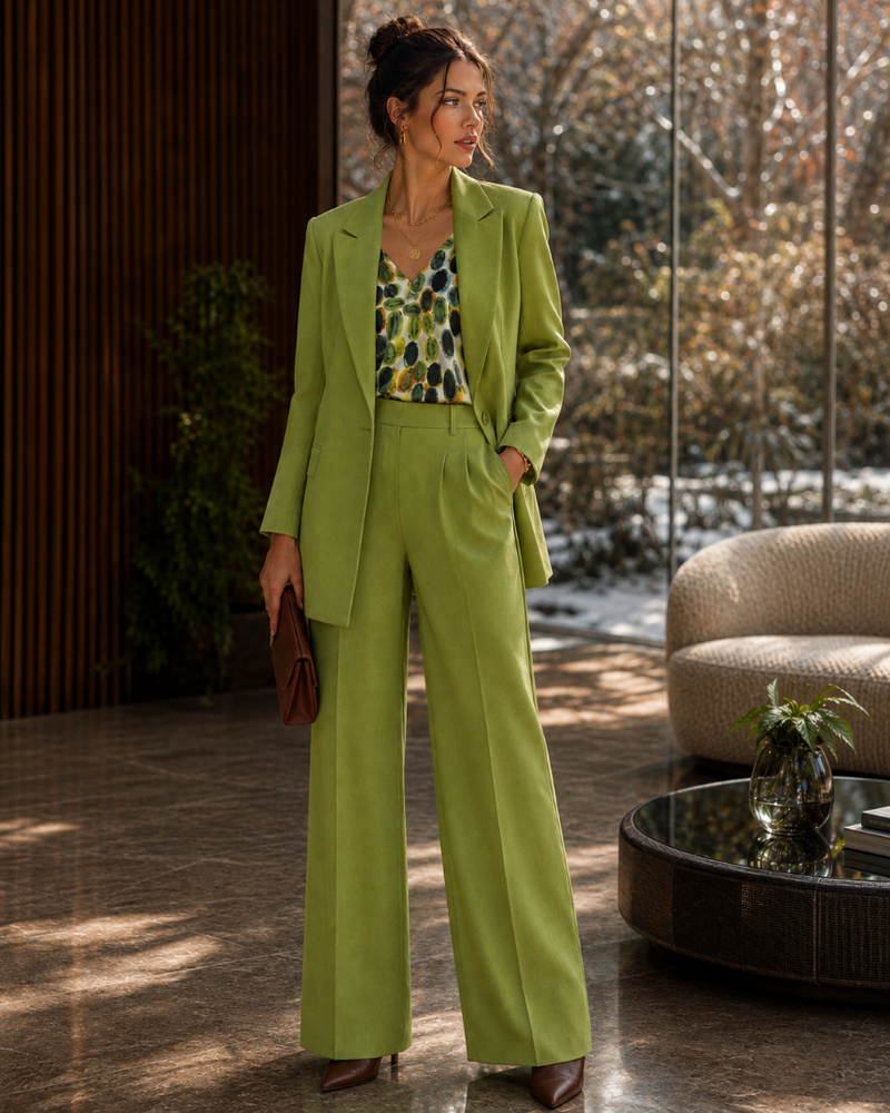 Gabardine Terlenka Stretch (schwer) WT90 - grün Gabardine Terlenka Stretch (schwer) WT90 - grün