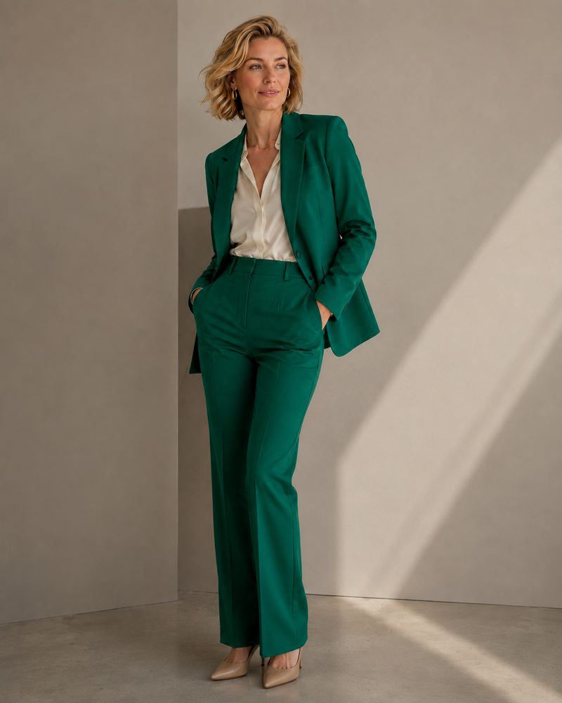Bamboo Gabardine Stretch BC35 - dark emerald Bamboo Gabardine Stretch BC35 - dark emerald
