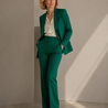 Bambou Gabardine Stretch BC35 - émeraude foncé