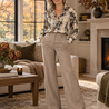 Gabardine Terlenka Stretch (zwaar) WT98 - taupe mèlange Gabardine Terlenka Stretch (zwaar) WT98 - taupe mèlange