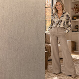 Gabardine Terlenka Stretch (zwaar) WT98 - taupe mèlange Gabardine Terlenka Stretch (zwaar) WT98 - taupe mèlange