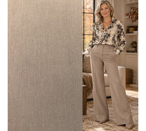 Gabardine Terlenka Stretch (heavy) WT98 - taupe melange Gabardine Terlenka Stretch (heavy) WT98 - taupe melange