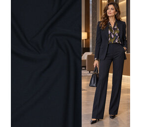 Gabardine Terlenka Stretch (schwer) WT80 - Nachtblau Gabardine Terlenka Stretch (schwer) WT80 - Nachtblau