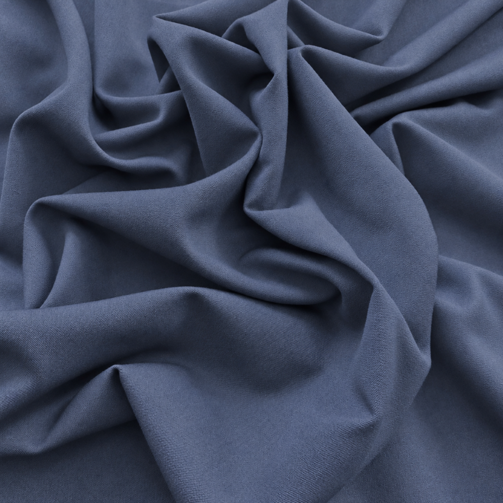 Gabardine Terlenka Stretch (schwer) WT105 - Jeansblau meliert Gabardine Terlenka Stretch (schwer) WT105 - Jeansblau meliert
