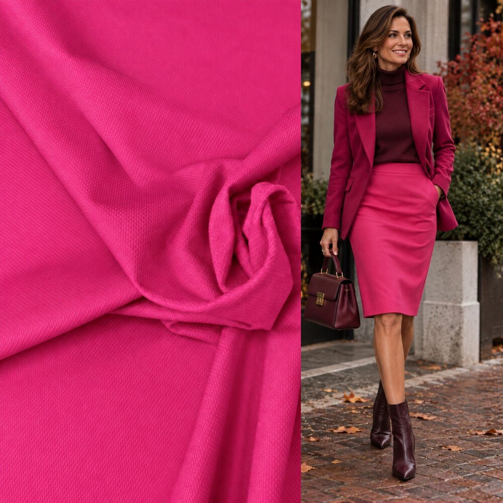 Velvet Stretch 5697 - fuchsia Velvet Stretch 5697 - fuchsia