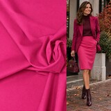 Velours extensible 5697 - fuchsia Velours extensible 5697 - fuchsia