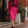 Velvet Stretch 5697 - fuchsia Velvet Stretch 5697 - fuchsia