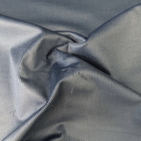 Velours côtelé en coton 5710 - Bleu denim