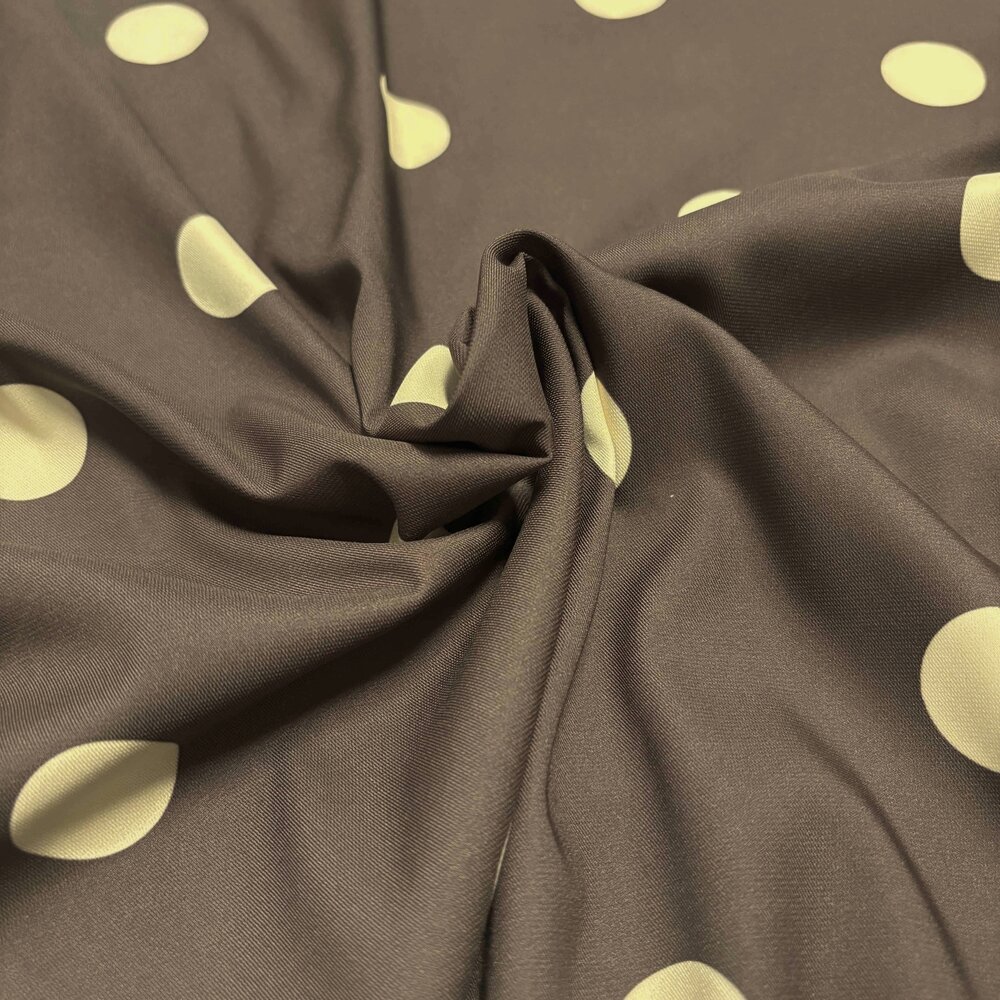 Twill Stretch 5712 - brown/butter yellow