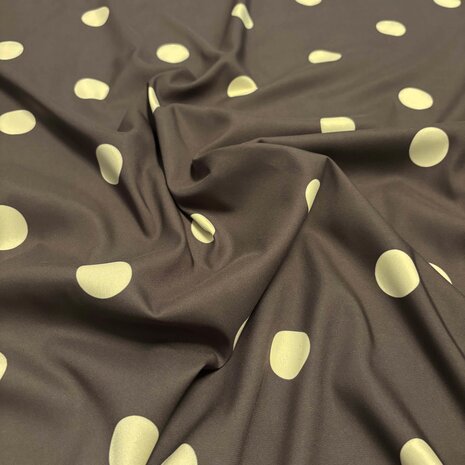 Twill Stretch 5712 - brown/butter yellow