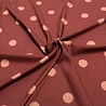Twill Stretch 5713 - bordeaux/altrosa