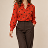 Twill Stretch 5714 - burnt orange/brown Twill Stretch 5714 - burnt orange/brown