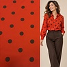 Twill Stretch 5714 - burnt orange/brown Twill Stretch 5714 - burnt orange/brown