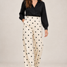 Twill Stretch 5715 - blanc cassé/noir Twill Stretch 5715 - blanc cassé/noir