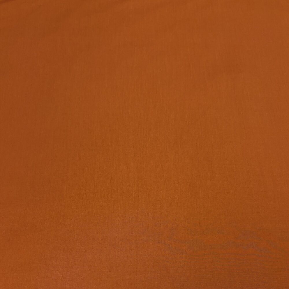 Popeline de coton 5717 - orange brûlé Popeline de coton 5717 - orange brûlé