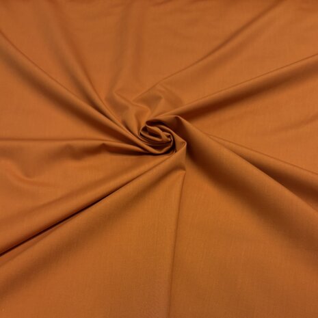 Popeline de coton 5717 - orange brûlé Popeline de coton 5717 - orange brûlé