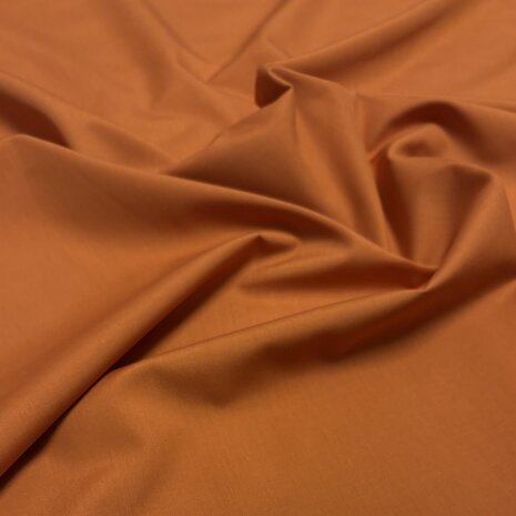 Popeline de coton 5717 - orange brûlé Popeline de coton 5717 - orange brûlé