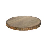 Houten Plateau 'Tree Round' Small