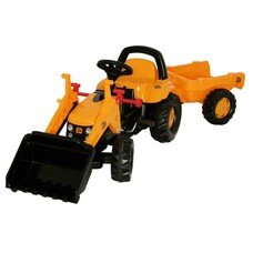 Rolly Toys Traptractor RollyKid JCB Met Aanhanger