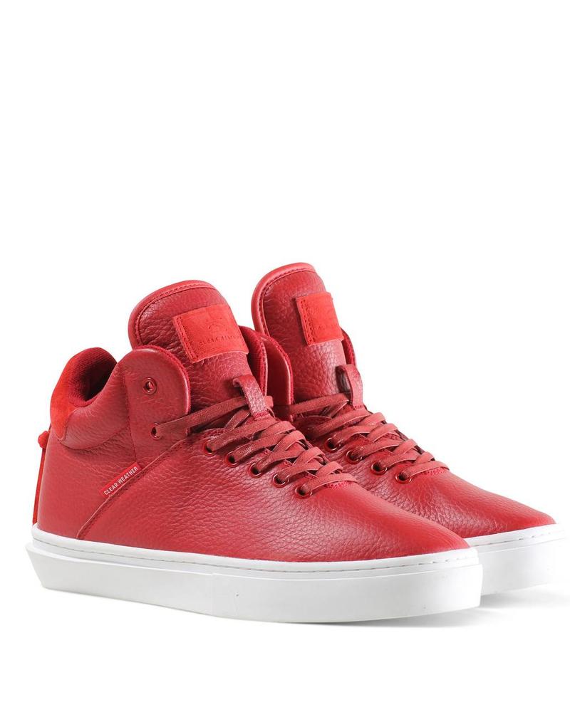 CLEAR WEATHER ONE-TEN IN RED LEATHER